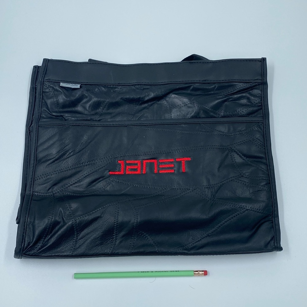 Janet Jackson genuine leather purse - New